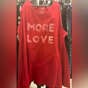 Women’s Sonoma sleeveless red tunic size XL